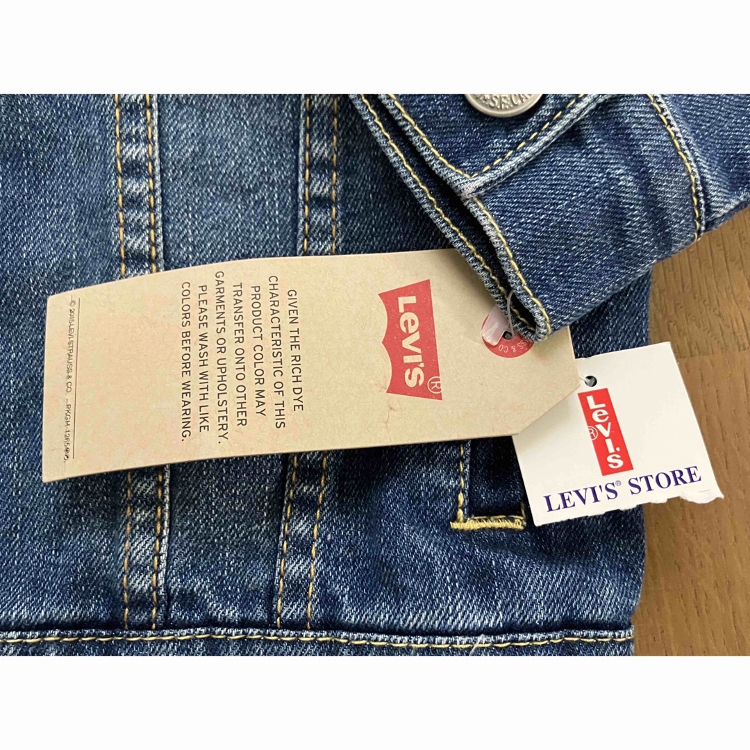 Levi's(リーバイス)のLEVI’S リーバイス キッズ デニム ジャケット Gジャン サイズ7 キッズ/ベビー/マタニティのキッズ服男の子用(90cm~)(ジャケット/上着)の商品写真