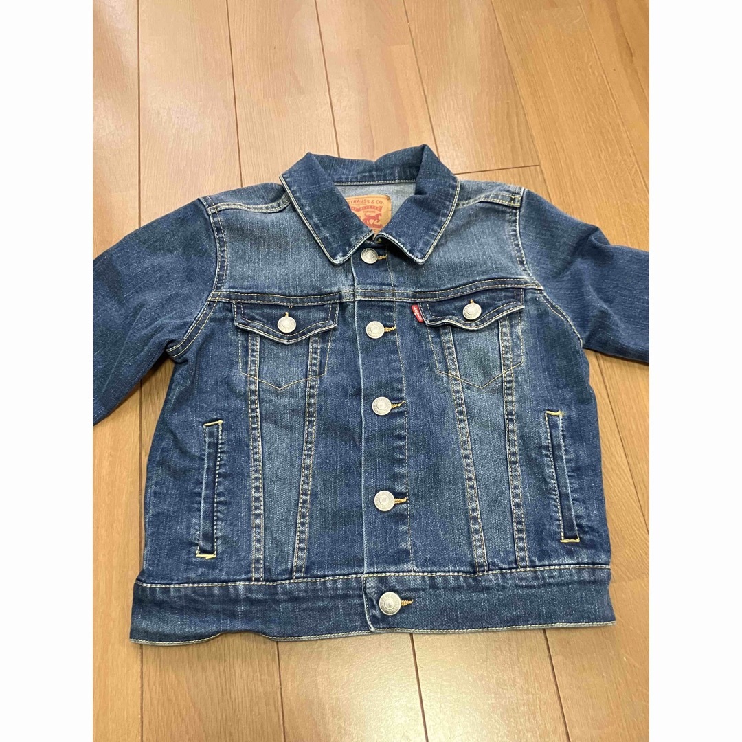 Levi's(リーバイス)のLEVI’S リーバイス キッズ デニム ジャケット Gジャン サイズ7 キッズ/ベビー/マタニティのキッズ服男の子用(90cm~)(ジャケット/上着)の商品写真