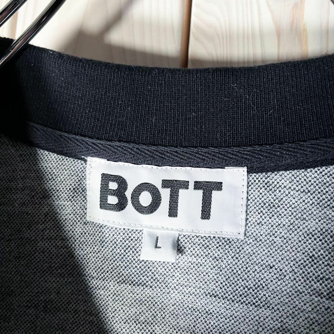 【美品 L】ボット BoTT 総柄 LOVE彫刻 オマージュ ポロシャツ メンズのトップス(ポロシャツ)の商品写真