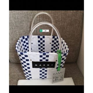 Marni - 【新品】マルニ フラワー カフェ ピクニックバッグ カゴバッグ