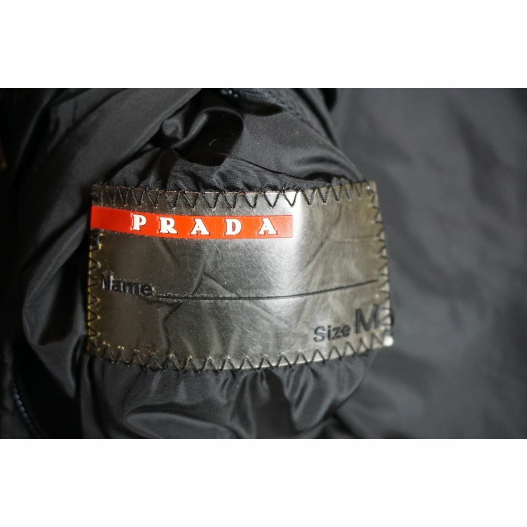 PRADA(プラダ)の美品 PRADA スポーツ リバーシブル ナイロン ジャケット 黒205O▲ メンズのジャケット/アウター(ナイロンジャケット)の商品写真