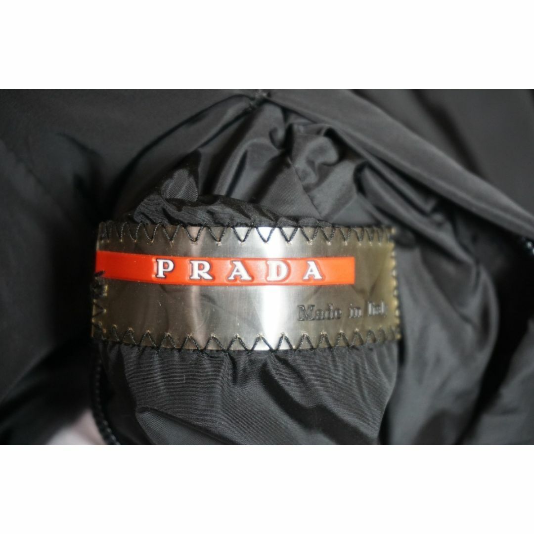 PRADA(プラダ)の美品 PRADA スポーツ リバーシブル ナイロン ジャケット 黒205O▲ メンズのジャケット/アウター(ナイロンジャケット)の商品写真