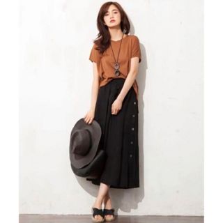 ニジュウサンク(23区)の23区 【洗える！】LIBECO LINEN スカート 麻 ¥25,300 (ロングスカート)