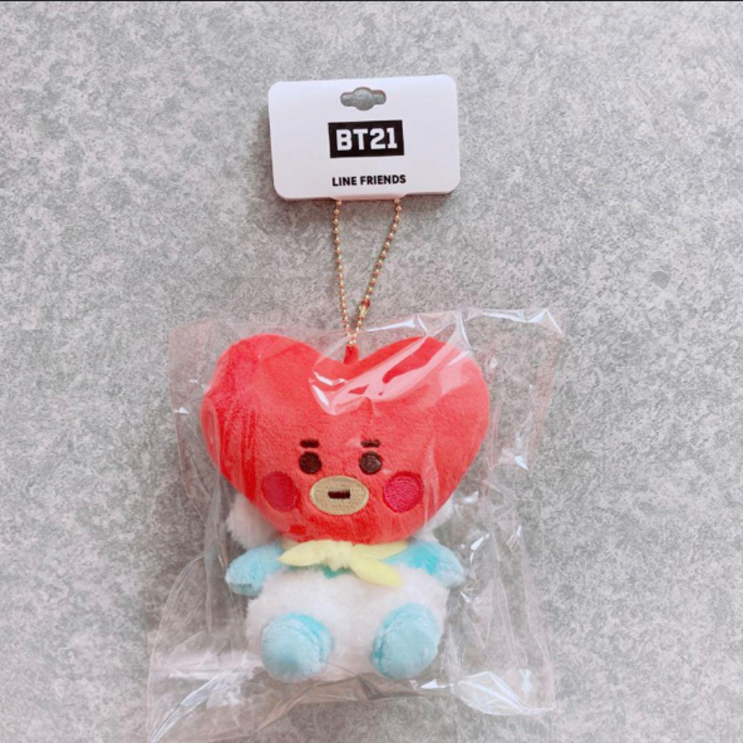 BT21(ビーティーイシビル)の【 BT21 】 TATA タタ エンジェルマスコット カップホルダー テテ エンタメ/ホビーのタレントグッズ(アイドルグッズ)の商品写真