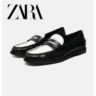 ZARA - ZARA コントラスト ローファー 39