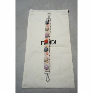 フェンディ(FENDI)の極美品 FENDI フェンディ フラワー ミニ ストラップ ユー 1226N▲(その他)