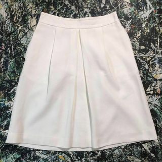 マッキントッシュ(MACKINTOSH)の【美品】マッキントッシュロンドン-ワッフルフレアスカート(ひざ丈スカート)