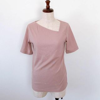 ジーユー(GU)の【GU】ジーユー（M）半袖ニット トップス 大人かわいい 夏服 カジュアル(Tシャツ(半袖/袖なし))