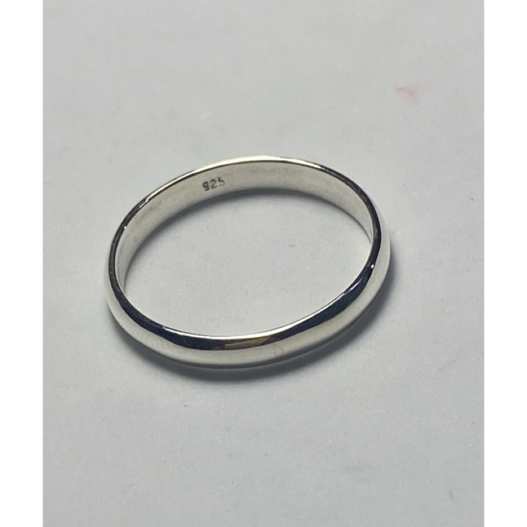 甲丸3ミリ　シンプル　結婚婚約指輪　シルバー925リング　マリッジ　銀指輪25号 メンズのアクセサリー(リング(指輪))の商品写真