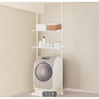 ニトリ - 洗濯機ラック クルス(ピュアホワイト)の通販 by かん's shop