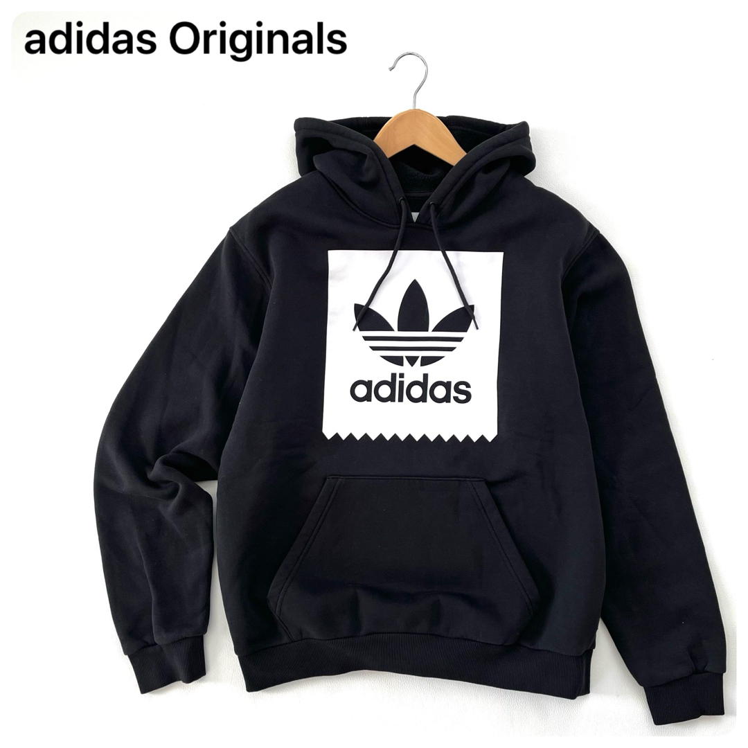 Originals（adidas）(オリジナルス)の美品✨adidas Originals プルオーバー パーカー 黒 限定 L メンズのトップス(パーカー)の商品写真