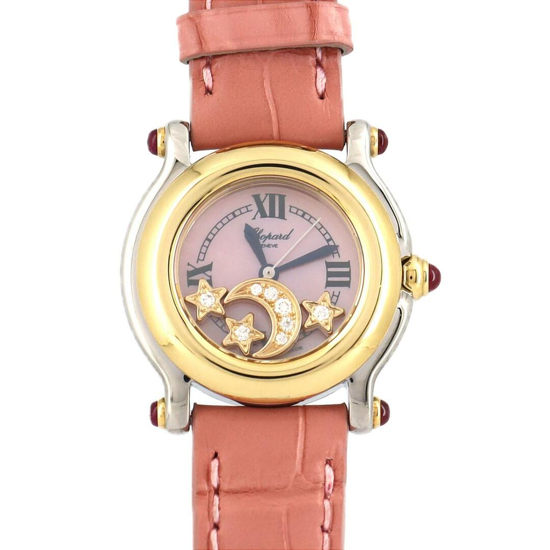 Chopard(ショパール)のショパール ハッピースポーツ コンビ･M&3S 27/8246-21 SSxYG クォーツ レディースのファッション小物(腕時計)の商品写真