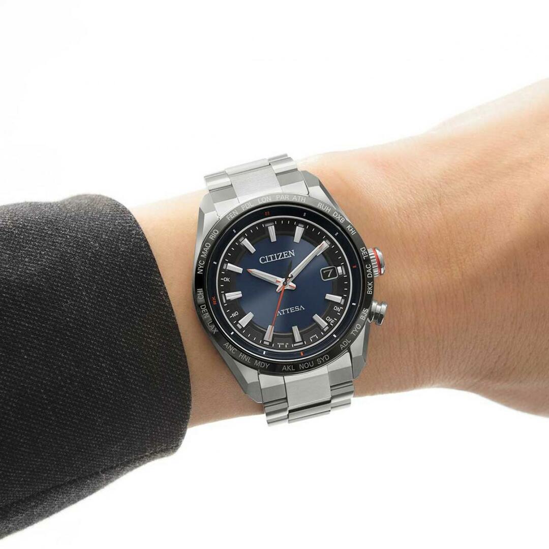 CITIZEN(シチズン)の【新品】シチズン アテッサ 電波時計 H145-007JD02/CB0287-68L TI ソーラークォーツ メンズの時計(腕時計(アナログ))の商品写真