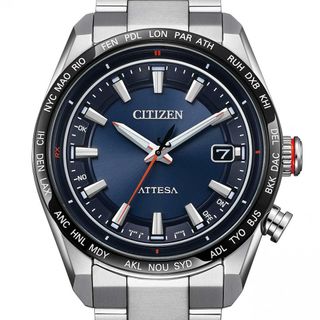 シチズン(CITIZEN)の【新品】シチズン アテッサ 電波時計 H145-007JD02/CB0287-68L TI ソーラークォーツ(腕時計(アナログ))