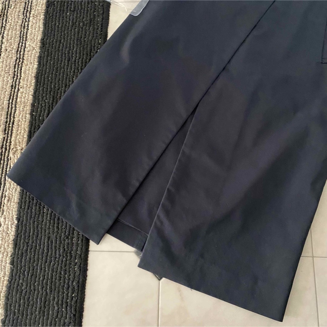 Pinky&Dianne(ピンキーアンドダイアン)の美品 ピンキーアンドダイアン レディース タスランツイルラップ風スカート 黒 レディースのスカート(ひざ丈スカート)の商品写真