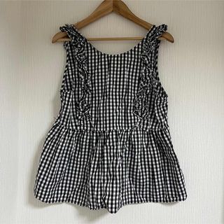 ザラ(ZARA)のZARA チェックトップス(シャツ/ブラウス(半袖/袖なし))