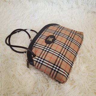 バーバリー(BURBERRY)のバーバリーズ ショルダーバッグ ノバチェック シャドーホース ホースロゴ(ショルダーバッグ)