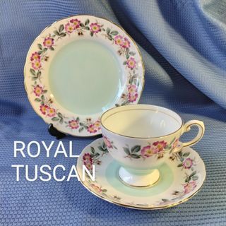 ウェッジウッド(WEDGWOOD)の英国製 ロイヤルタスカン ROYAL TUSCAN ティートリオ(食器)