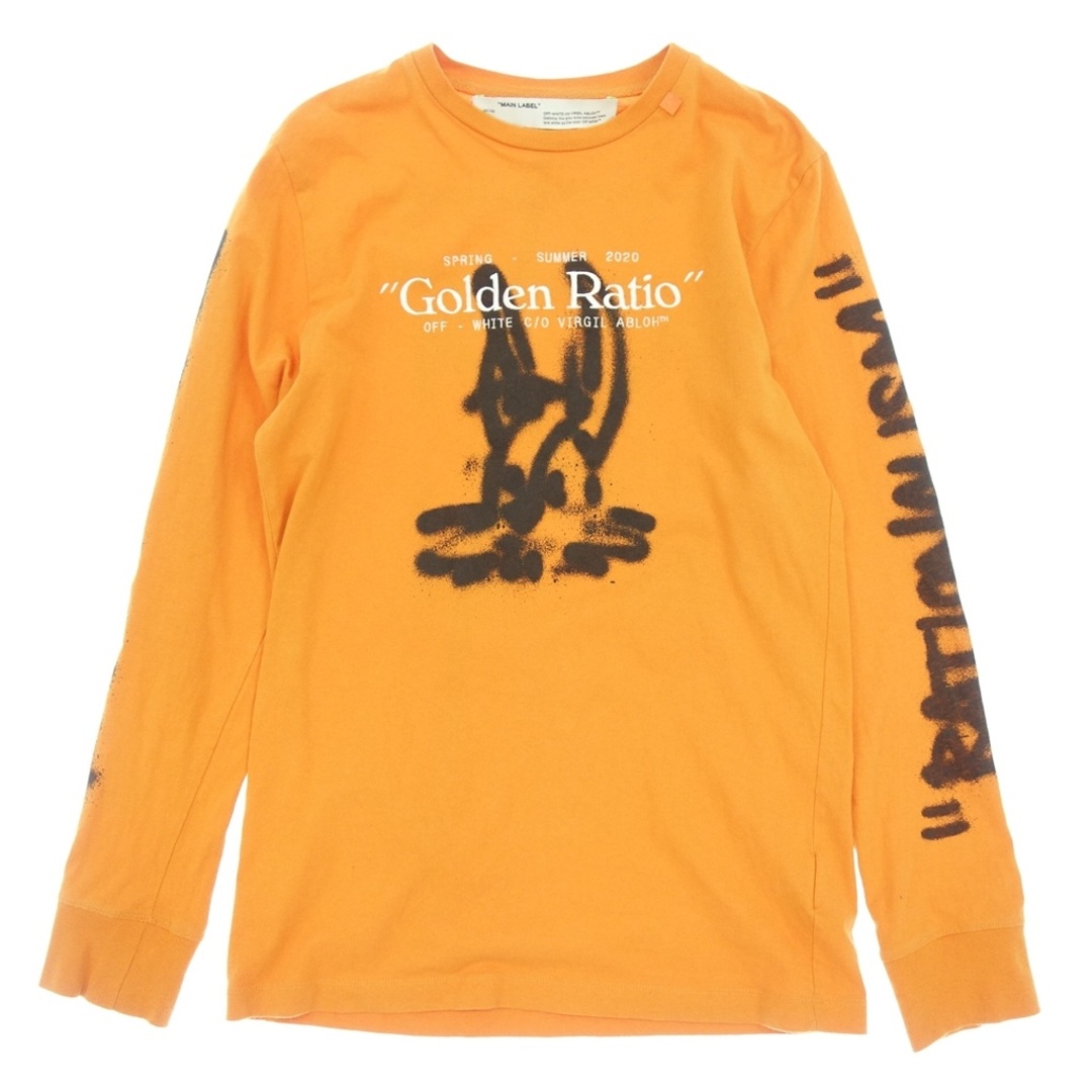 OFF-WHITE(オフホワイト)のオフホワイト 長袖Tシャツ OMAB001R20185009【AFB23】 メンズのトップス(Tシャツ/カットソー(七分/長袖))の商品写真