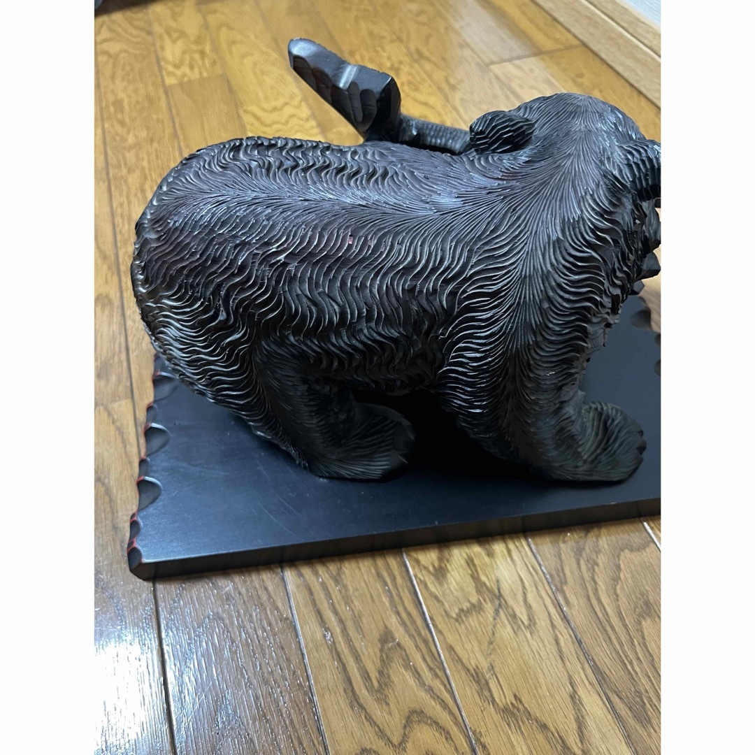 木彫り熊 白伊作の通販 by 引っ越すので安くします|ラクマ 木彫り熊 白伊作の通販 by 引っ越すので安くします|ラクマ
