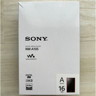 ソニー(SONY)のSONY ウォークマン Aシリーズ NW-A105(R)(ポータブルプレーヤー)