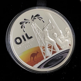 【ニウエ銀貨】COA&BOX付 オーストラリア石油発見 2013 シルバーコイン(貨幣)