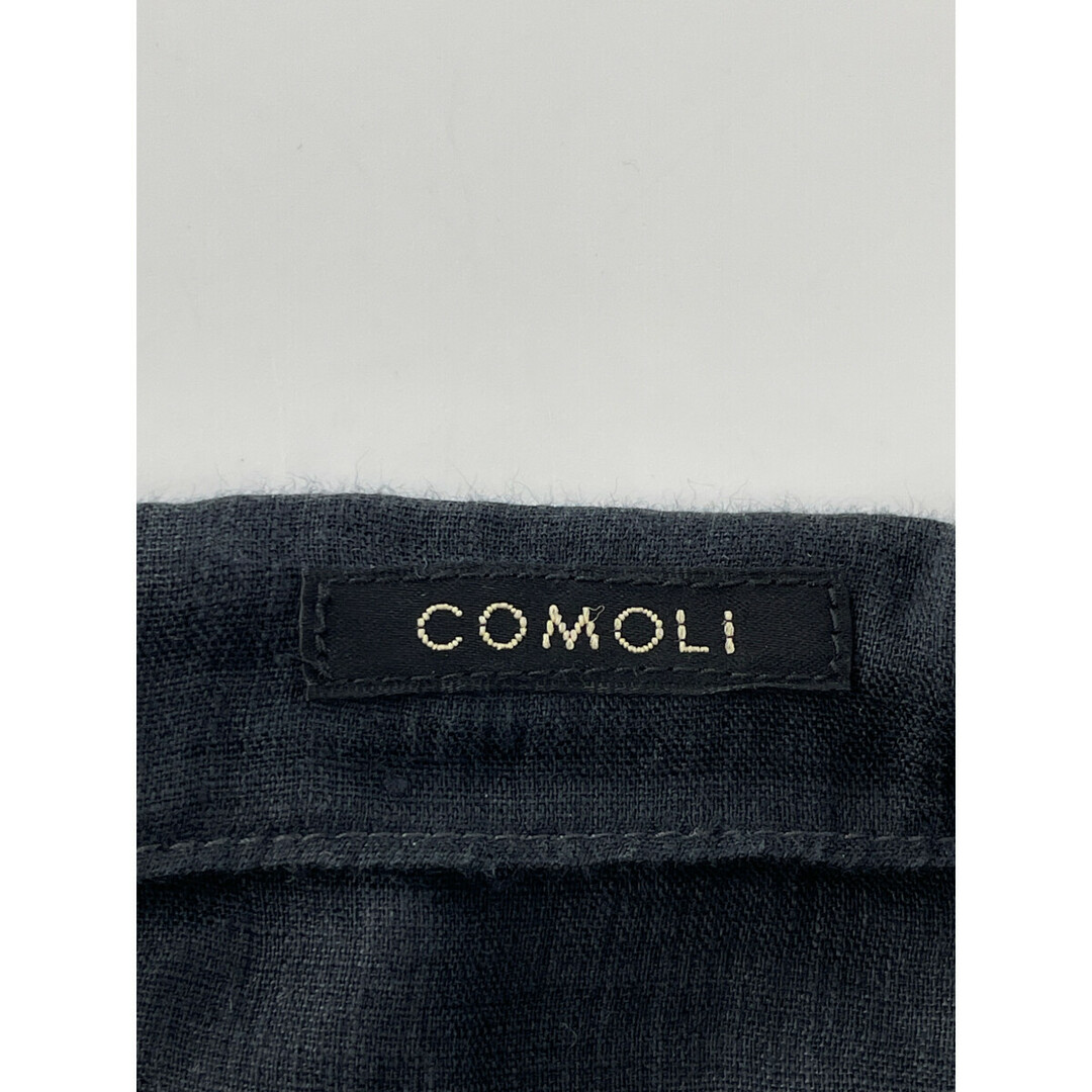 COMOLI(コモリ)のコモリ T01-03019 21SS ﾈｲﾋﾞｰ ﾘﾈﾝWｸﾛｽ ﾄﾞﾛｰｽﾄﾘﾝｸﾞﾊﾟﾝﾂ 1 メンズのパンツ(その他)の商品写真
