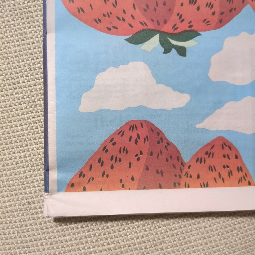 marimekko(マリメッコ)のフィンランド 日刊紙『Helsingin sanomat』 エンタメ/ホビーのコレクション(印刷物)の商品写真