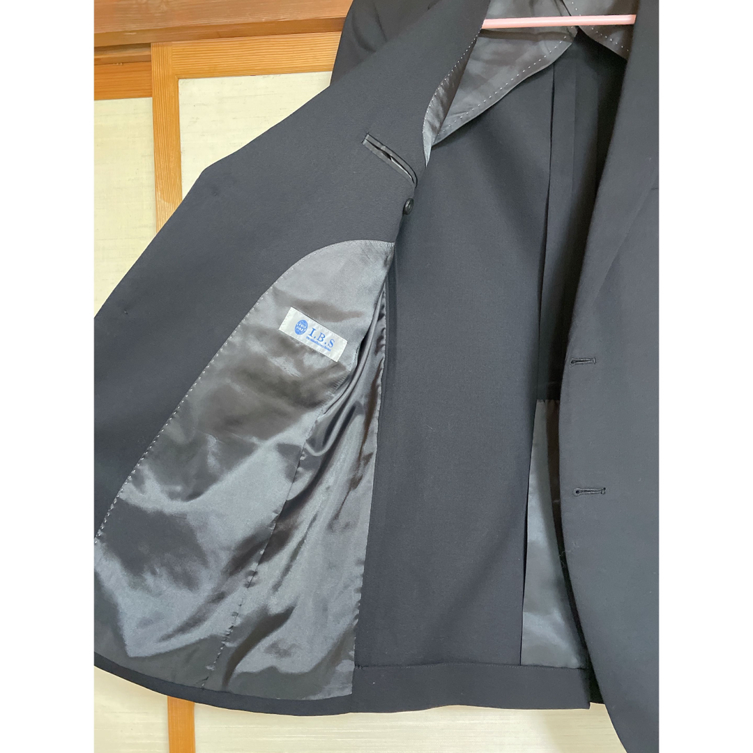 HARUYAMA(ハルヤマ)のハルヤマ　スーツ　ブラック　セットアップ　M 90Y5 メンズのスーツ(セットアップ)の商品写真