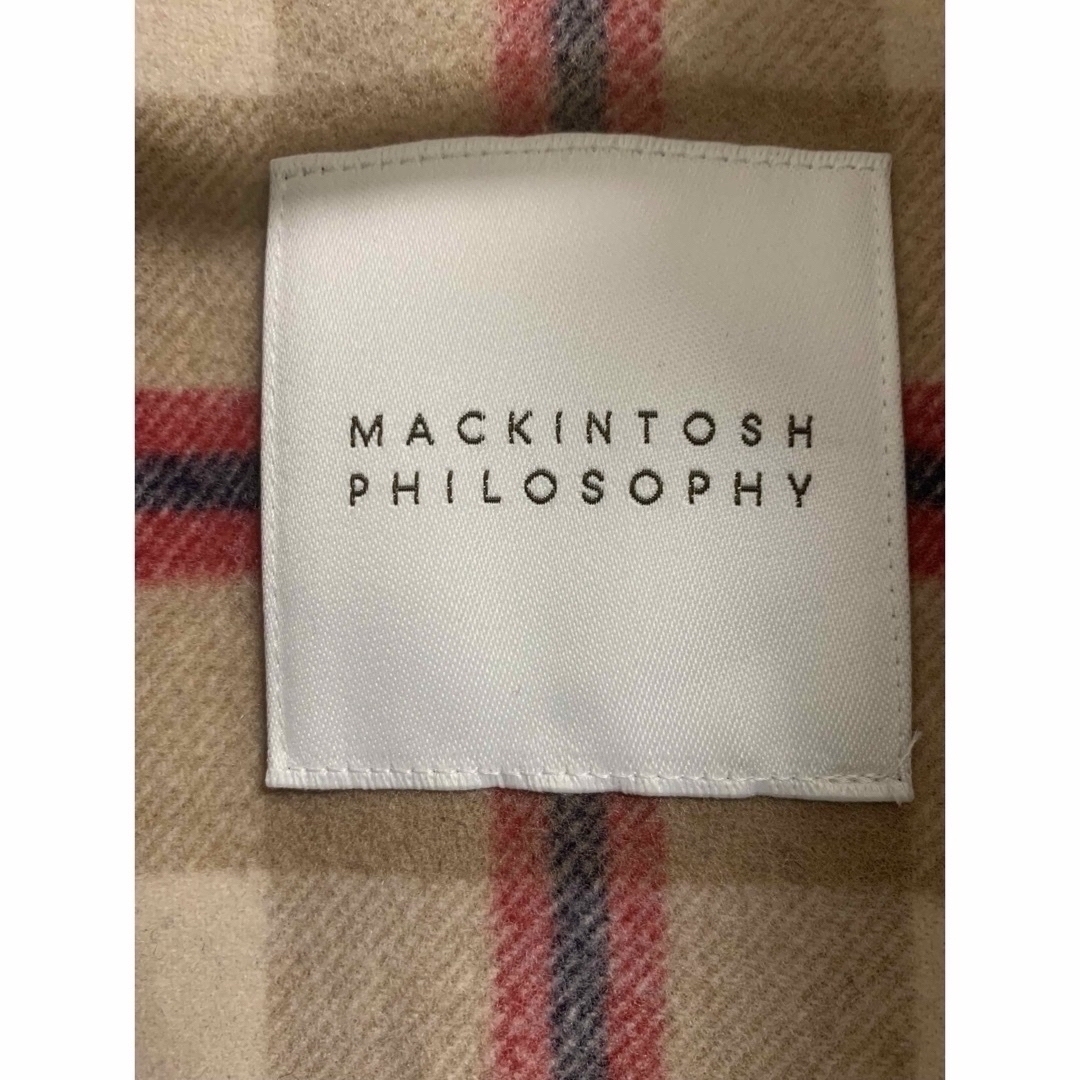 MACKINTOSH PHILOSOPHY(マッキントッシュフィロソフィー)のマッキントッシュフィロソフィー　トレンチコート　36 ネイビー　撥水加工 レディースのジャケット/アウター(トレンチコート)の商品写真