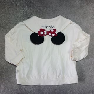 フタフタ(futafuta)のフタフタ  Disney  ミニーちゃん  襟付き長袖シャツ(Tシャツ/カットソー)