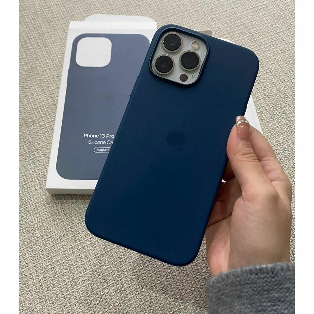 Apple アップル 純正 iPhone 13 Pro Max シリコンケース・アビス Apple アップル 純正 iPhone 13 Pro Max シリコンケース・アビス