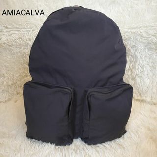 アミアカルヴァ(AMIACALVA)の美品 AMIACALVA アミアカルヴァ バックパック リュック ギャバジン(バッグパック/リュック)