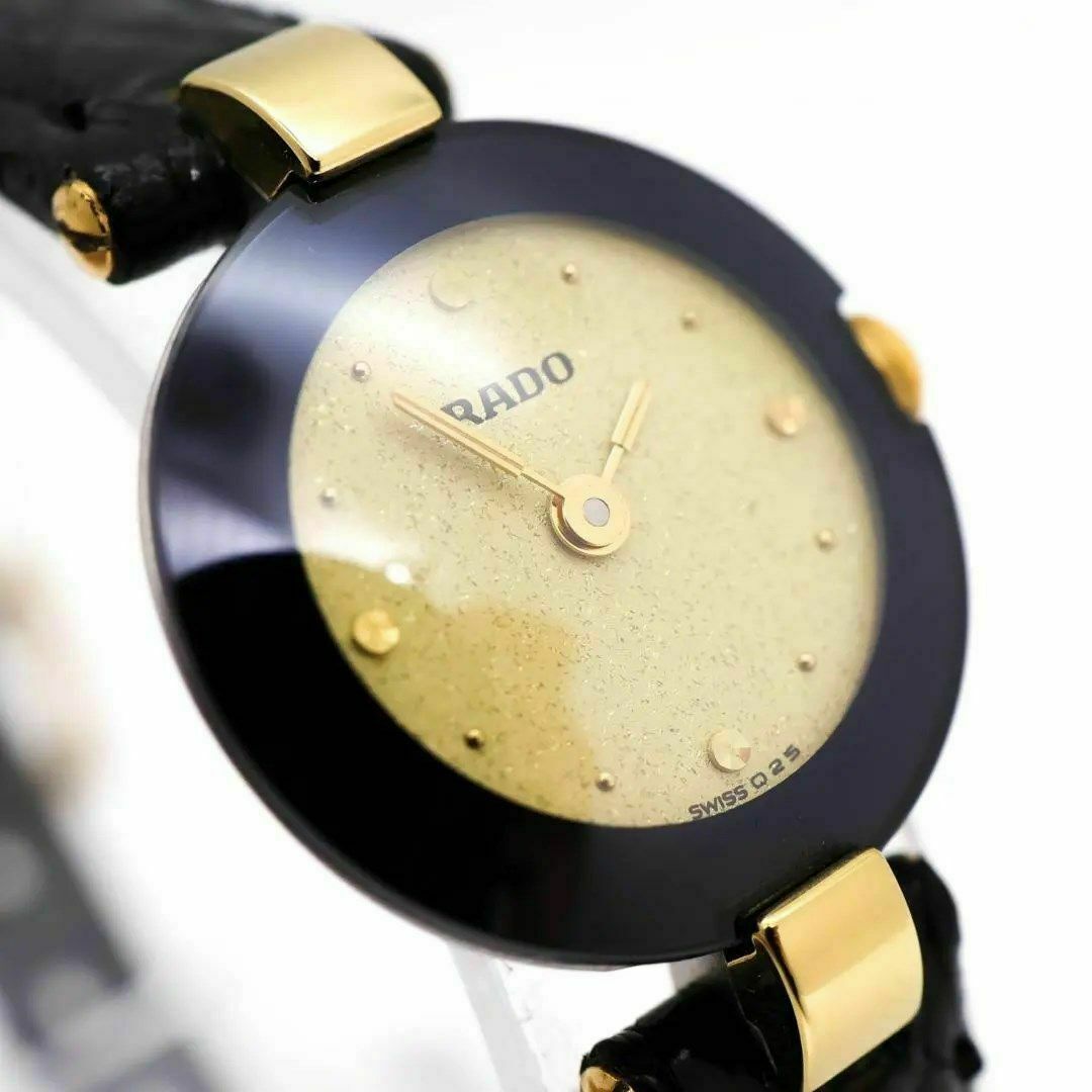 RADO(ラドー)の《美品》RADO 腕時計 ゴールド ジュエリー レディース ドレス クォーツ r レディースのファッション小物(腕時計)の商品写真