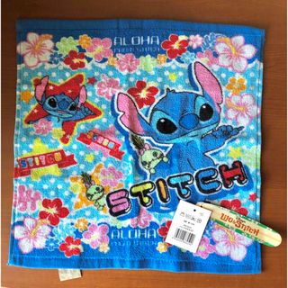 スティッチ(STITCH)のディズニー　リロ・アンド・スティッチ　ハンカチ(キャラクターグッズ)