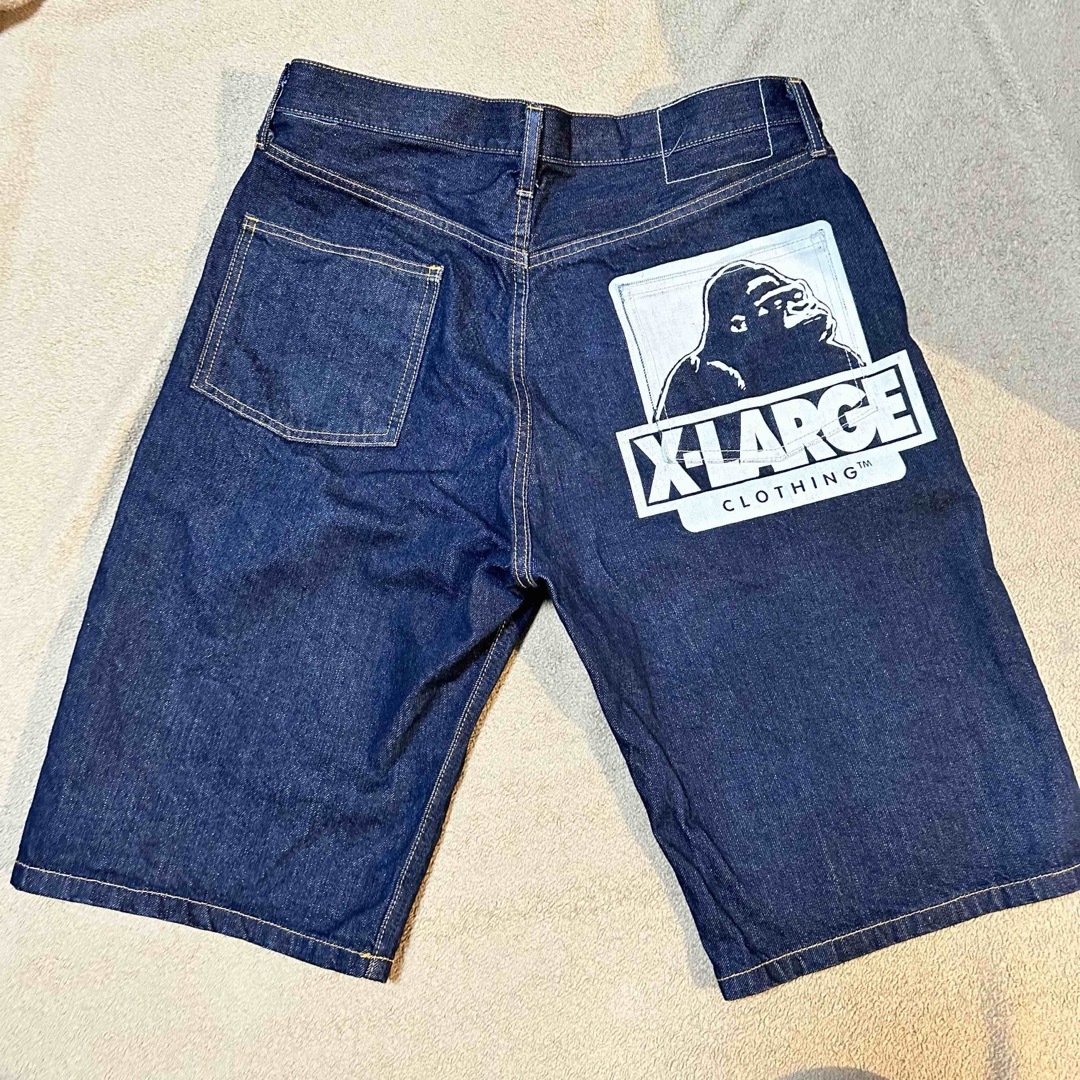 XLARGE(エクストララージ)のX-LARGE ハーフパンツ メンズのパンツ(デニム/ジーンズ)の商品写真