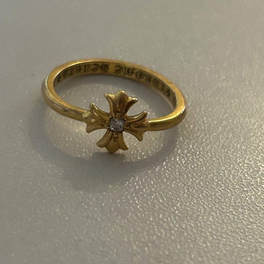 Chrome Hearts(クロムハーツ)のクロムハーツゴールドダイヤリング メンズのアクセサリー(リング(指輪))の商品写真