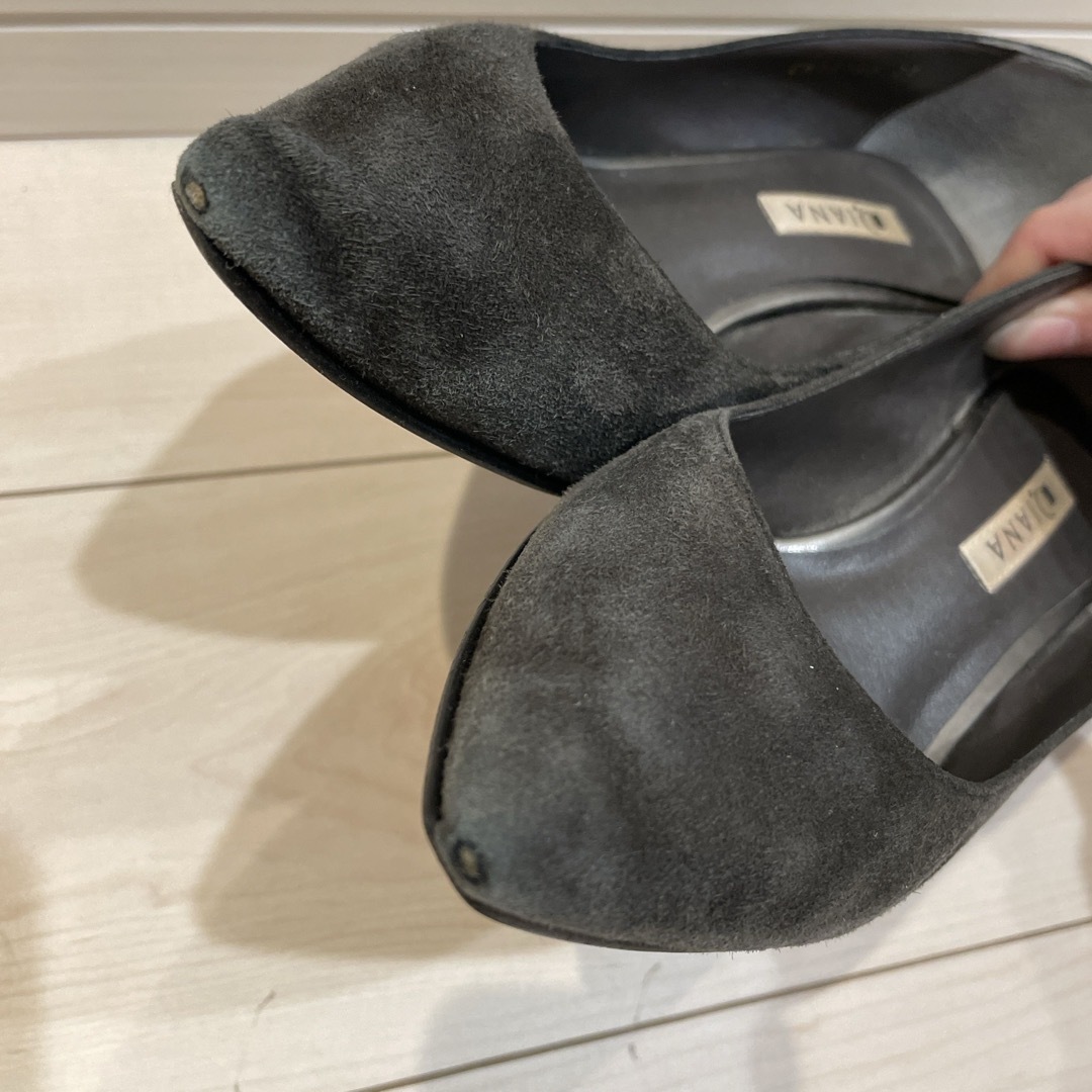 DIANA(ダイアナ)のダイアナスエードパンプス　サイズ24cmヒール5cm レディースの靴/シューズ(ハイヒール/パンプス)の商品写真