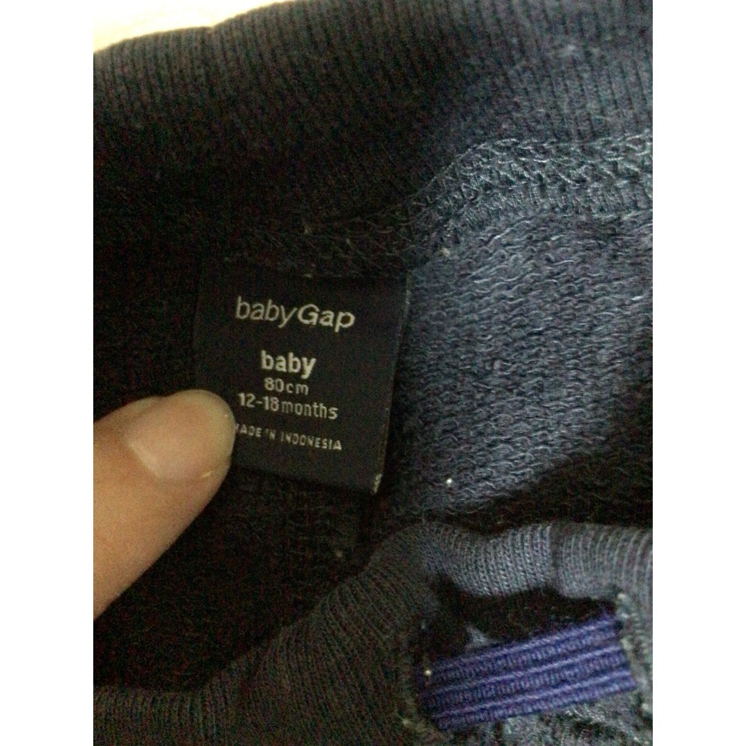 babyGAP(ベビーギャップ)のmibu2 GAP コットン 長ズボン 80 2枚 キッズ/ベビー/マタニティのベビー服(~85cm)(パンツ)の商品写真