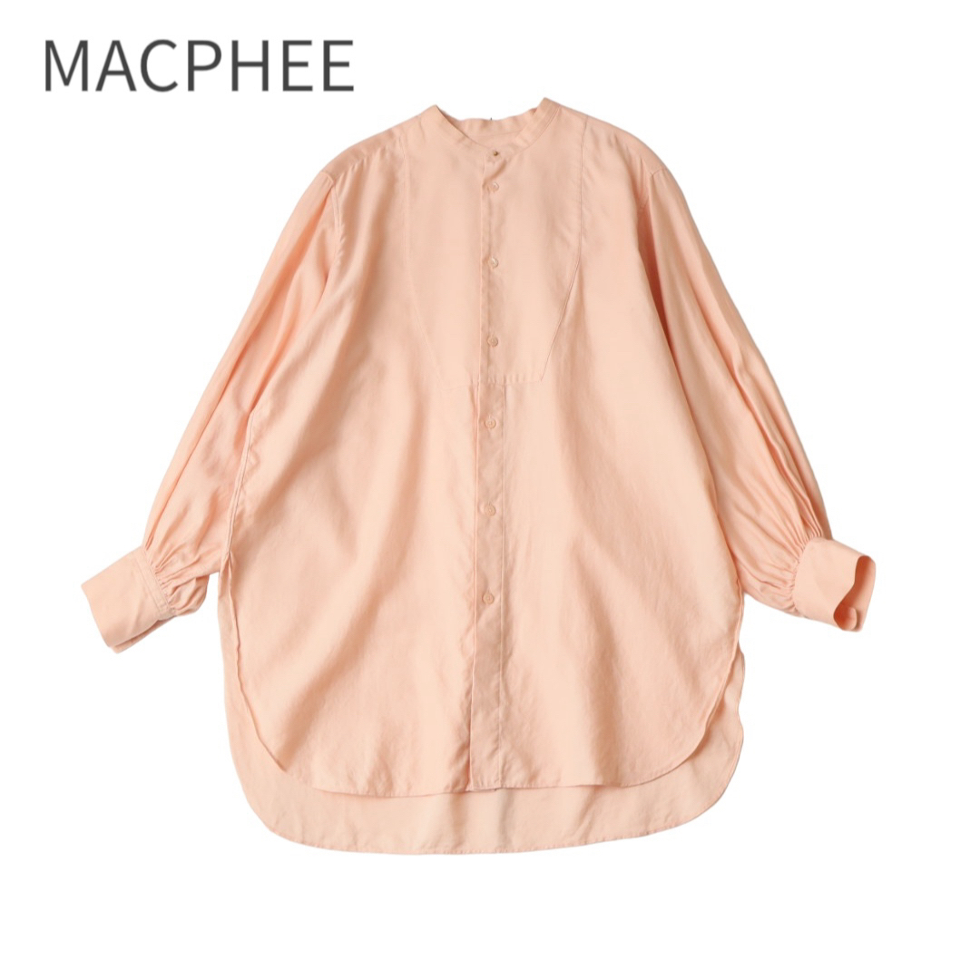 MACPHEE(マカフィー)のMACPHEE コットンモールスキン ボザムチュニックシャツ レディースのトップス(シャツ/ブラウス(長袖/七分))の商品写真