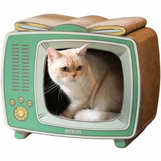 公式 AWESOMESTORE/オーサムストアー 爪研ぎ 猫の爪とぎ テレビ か(猫)