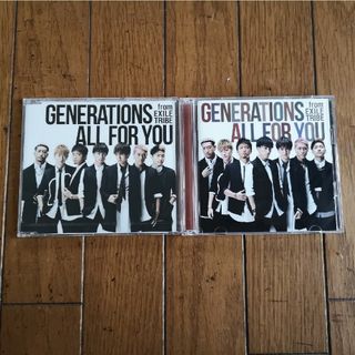 ジェネレーションズ(GENERATIONS)のGENERATIONS ／ ALL FOR YOU　CD+DVD(ポップス/ロック(邦楽))