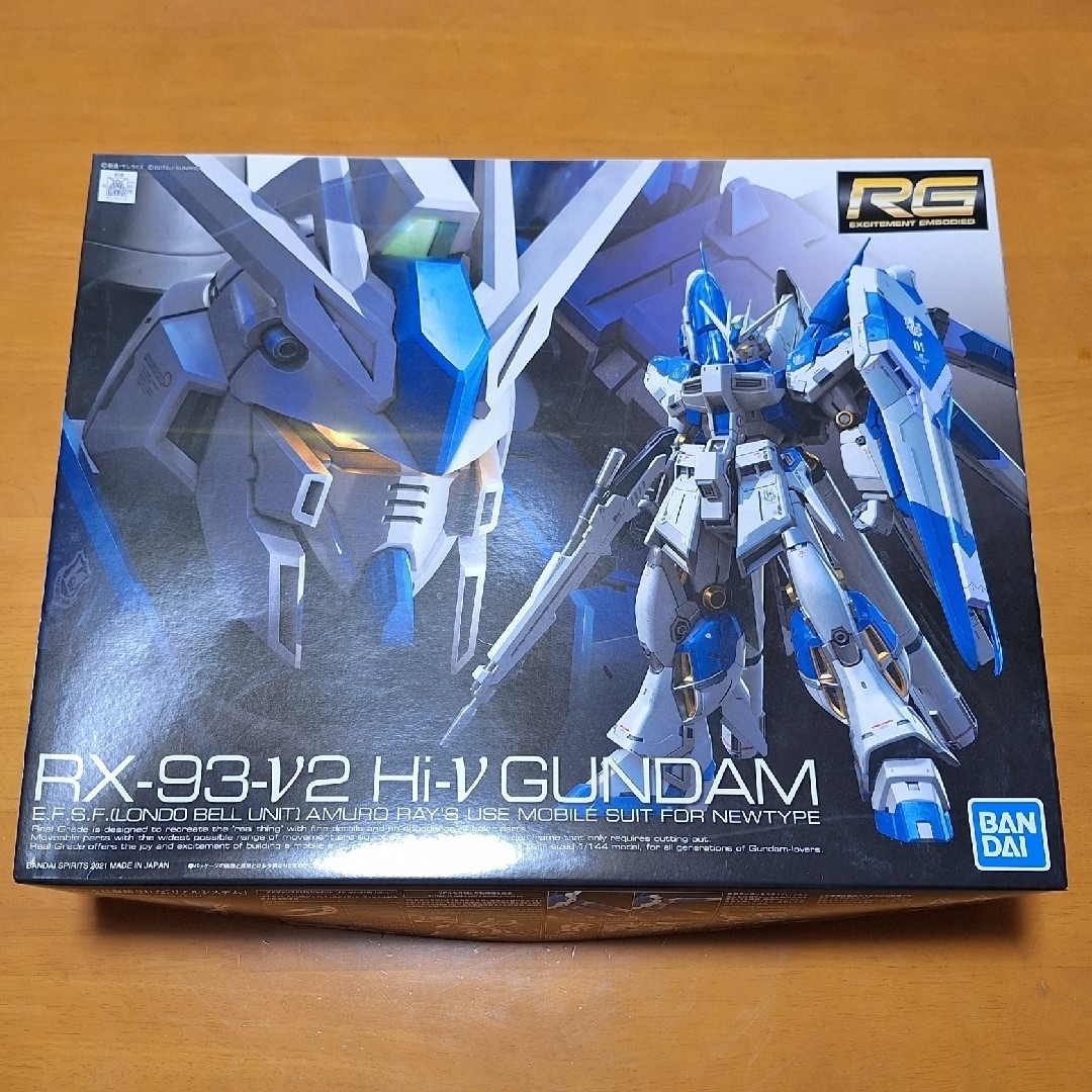 BANDAI(バンダイ)のＲＧ 1/144 Hiν ガンダム　ハイニューガンダム エンタメ/ホビーのおもちゃ/ぬいぐるみ(プラモデル)の商品写真