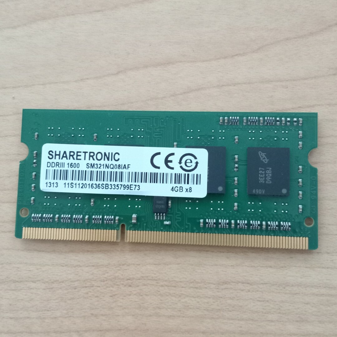 ノートパソコン DDR3 メモリ 6GBセット スマホ/家電/カメラのPC/タブレット(PCパーツ)の商品写真