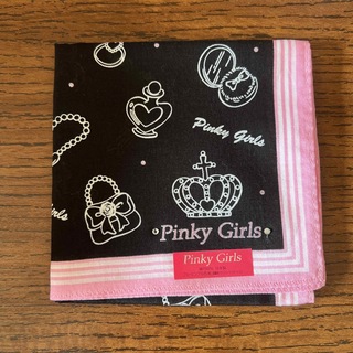 ピンキーガールズ(PinkyGirls)のPinky Girls ハンカチ(ハンカチ)