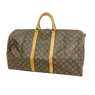 ルイヴィトン(LOUIS VUITTON)の【4gc2667】ルイヴィトン ボストンバッグ/モノグラム/キーポルバンドリエール55/M41414/ブラウン【中古】メンズ/レディース/ユニセックス(ボストンバッグ)