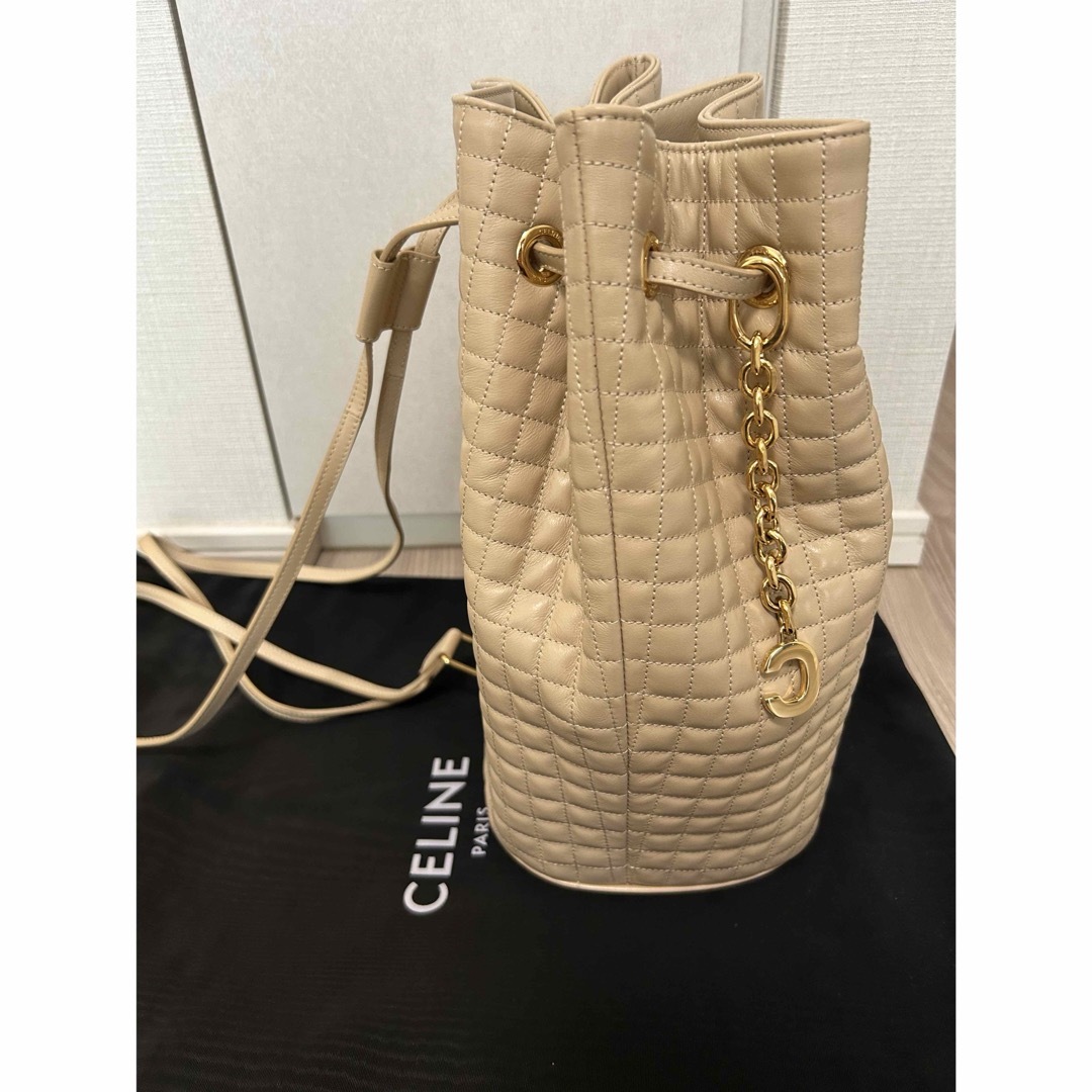 celine(セリーヌ)のCELINE セリーヌスモールバックパックリュック 188373BFI.03ND レディースのバッグ(リュック/バックパック)の商品写真