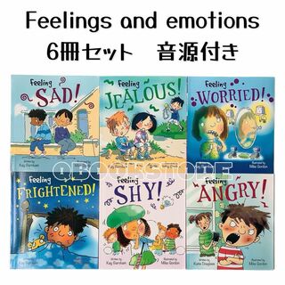 新品　The Feelings and emotions 6冊セット 音源付き(絵本/児童書)