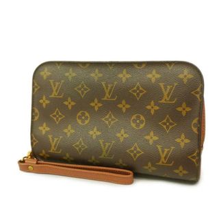 ルイヴィトン(LOUIS VUITTON)の【4gc2687】ルイヴィトン クラッチバッグ/モノグラム/オルセー/M51790/ブラウン【中古】メンズ/レディース/ユニセックス(セカンドバッグ/クラッチバッグ)