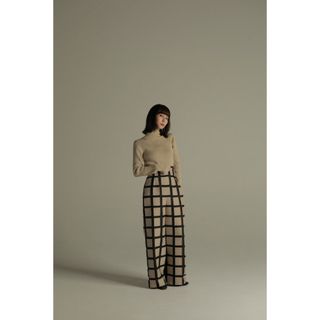 geometric jacquard widepants